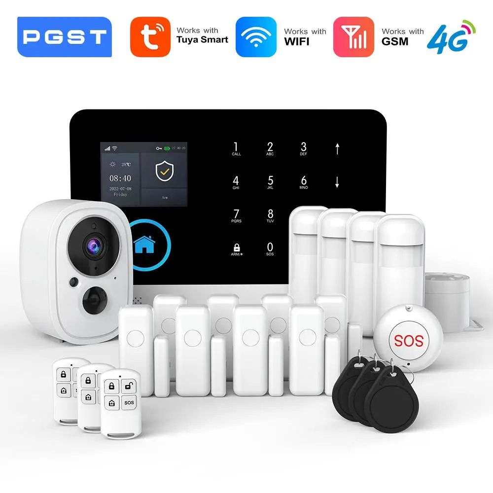 PGST 103 4G WiFi GSM Home Security Alarm System