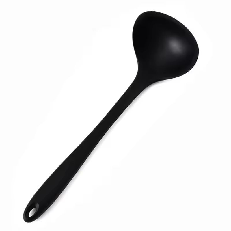 Silicone Flex-Handle Ladle – Heat-Resistant Non-Stick Soup & Sauce Spoon