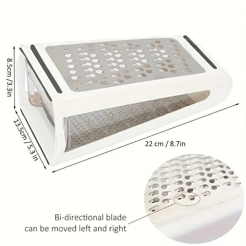Cheese Box Grater and Handheld Grater Set