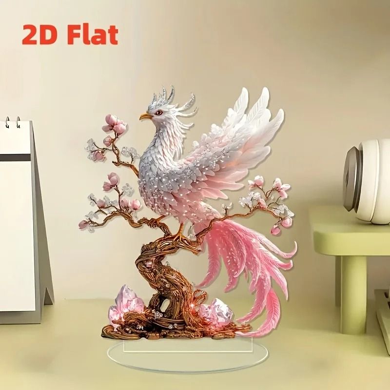 Crystal Phoenix Art Statue | 5