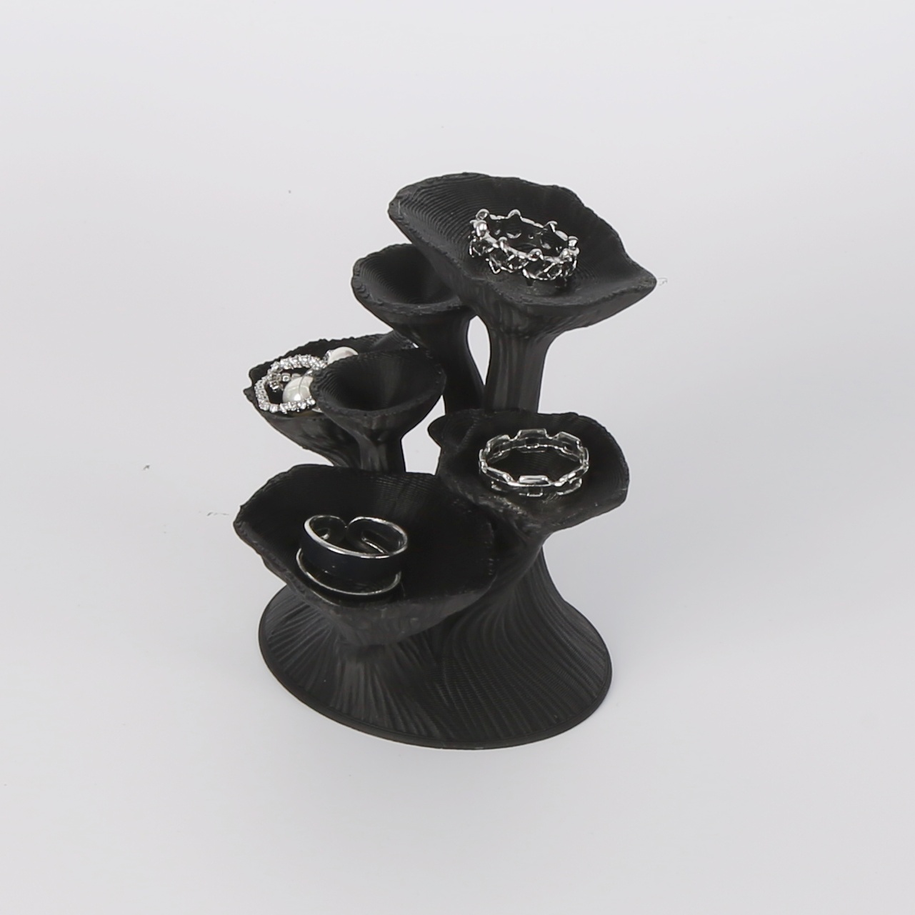 Mushroom Jewelry Organizer Shelf Decorative Ring Holder Storage Tray