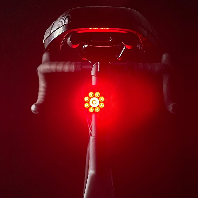 Rechargeable Bike Light Set, High Brightness LED Front & Rear Lights with Type-C Charging, Cycling Safety Lantern