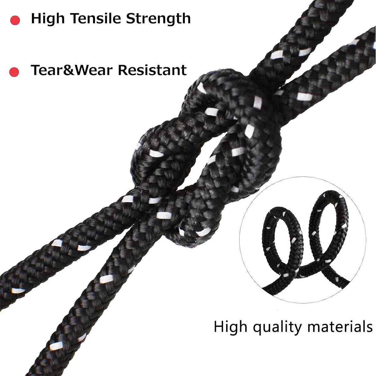 6mm Outdoor Safety Climbing Rope 13.12ft Rescue and Abseiling Lifeline