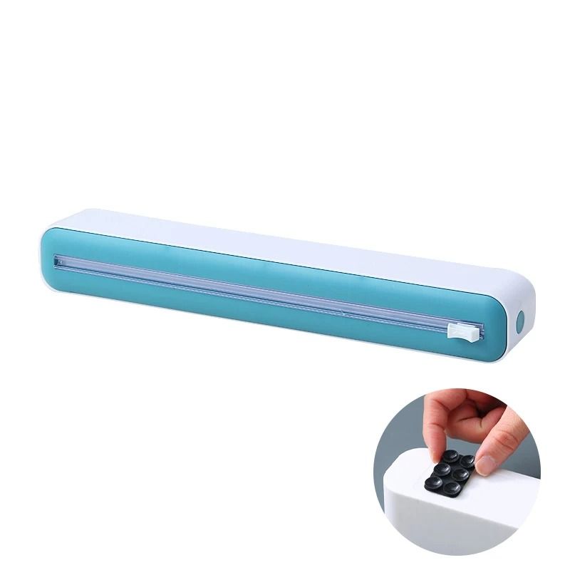Basalt Glide Dispenser | High-Fidelity Plastic Wrap & Foil Cutter | Executive Culinary Utility Hub
