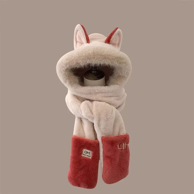 Luxury Faux Fox 3-in-1 Thermal Winter Hood