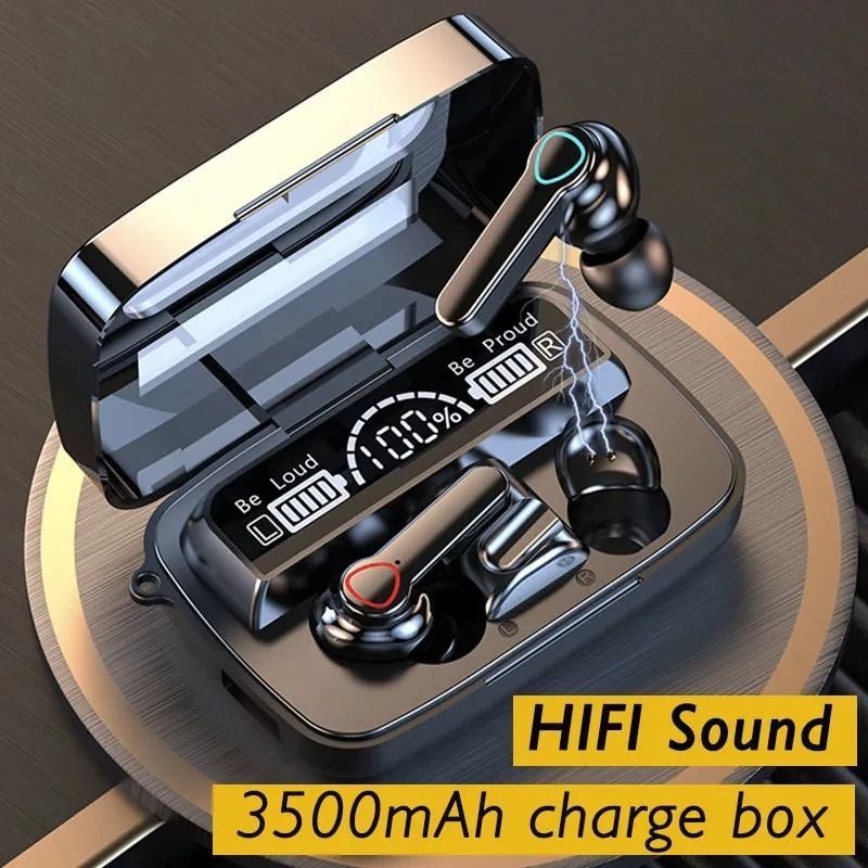 Wireless Bluetooth Headset 5.3 with IPX5 Waterproof & HiFi Stereo