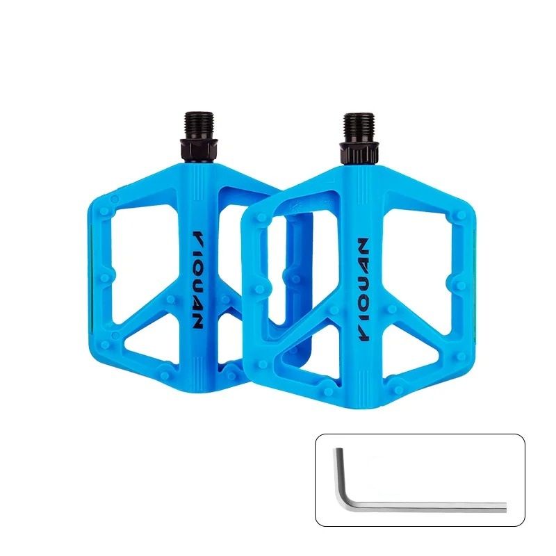 Wide Non Slip Nylon Bike Pedals With Bearings