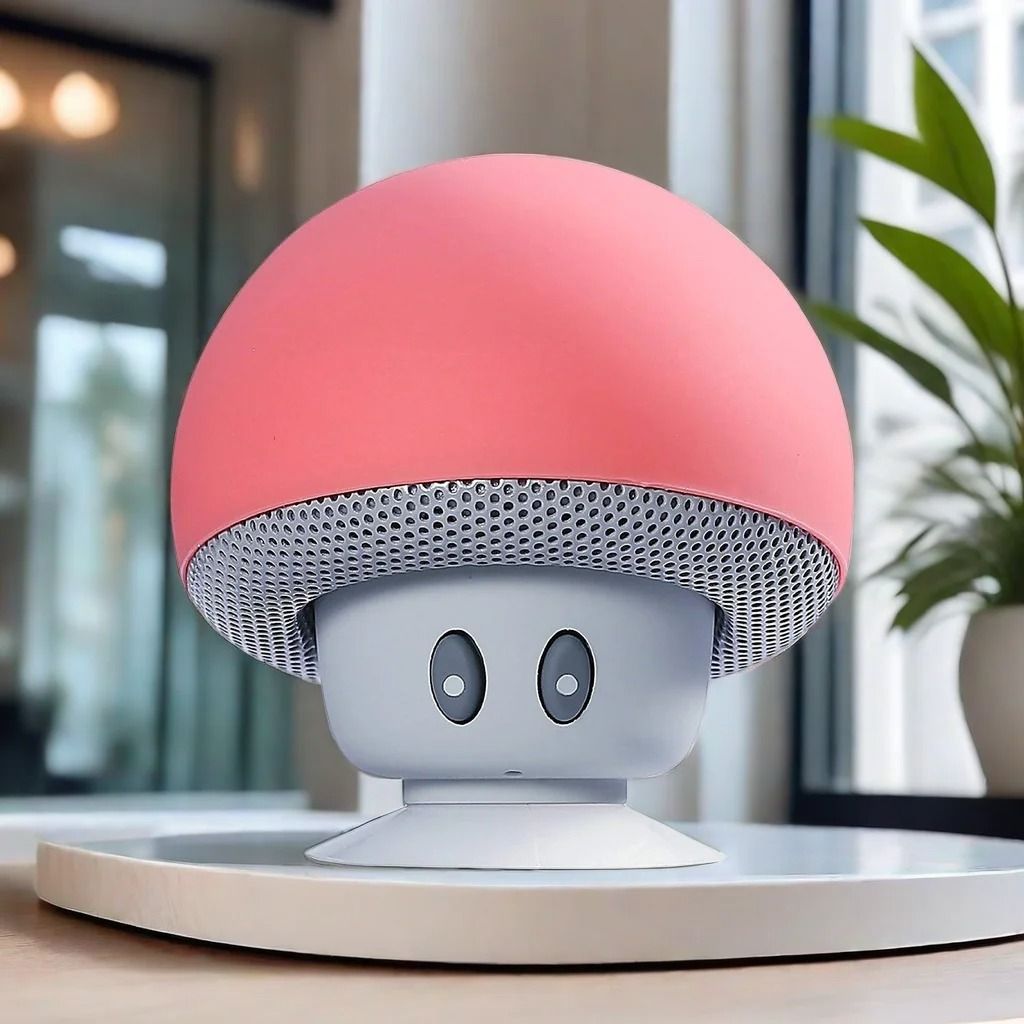 Portable Wireless Bluetooth Speaker with Deep Bass and Suction Mount