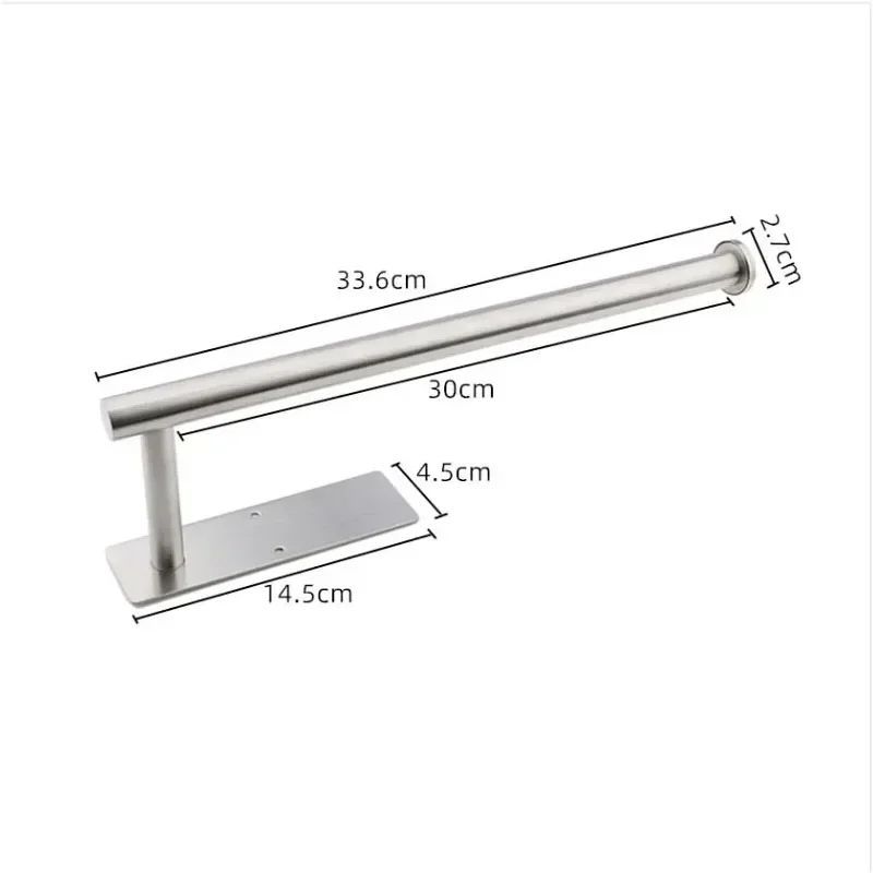 Black Stainless Steel Toilet Paper Holder