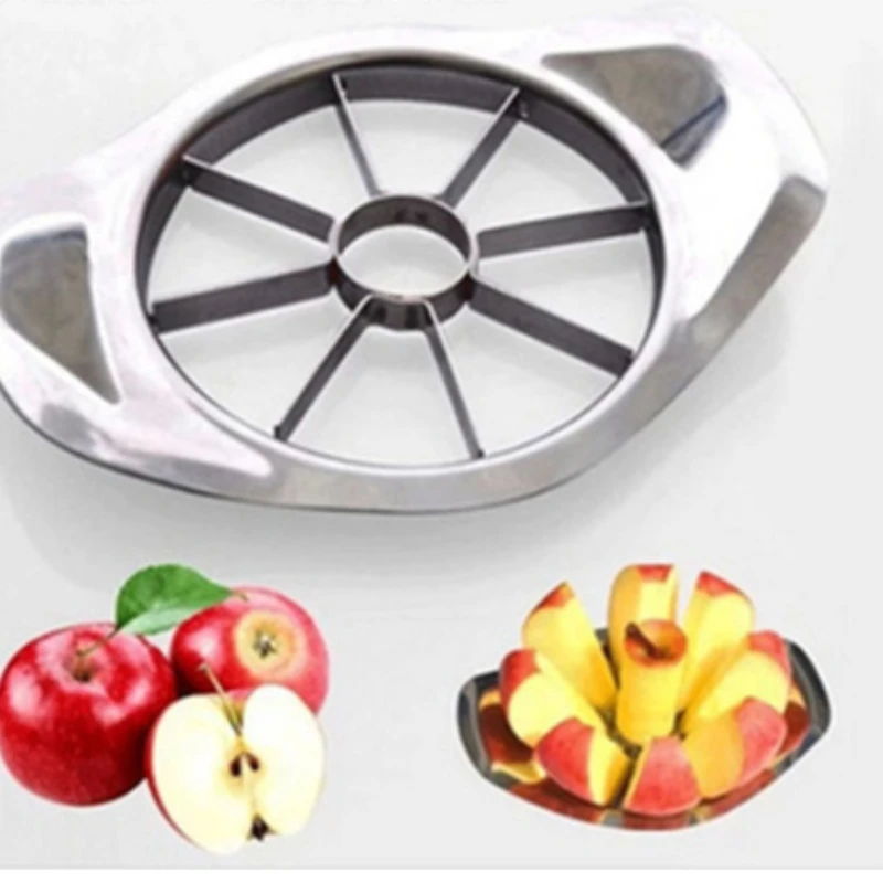 Stainless Steel Apple Slicer and Corer for Fast, Even Fruit Cutting