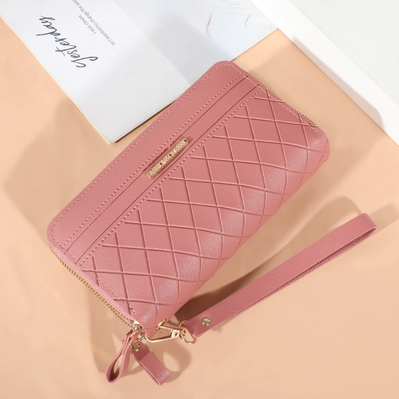 Luxury Women's Wallet, Double Zipper Clutch, PU Leather, Tassel Coin Purse, Card Holder, Money Phone Bag