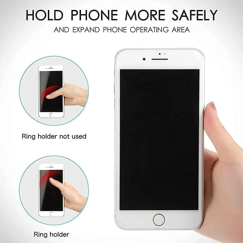 Popped Magnetic Folding Mobile Phone Grip Holder for MagSafe iPhone & Samsung Devices