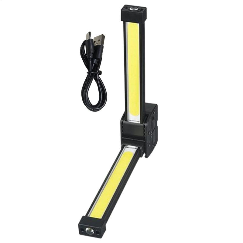 Portable LED Gym Posing Lamp – Adjustable Dimming Flash with Magnetic Hook & Folding Design