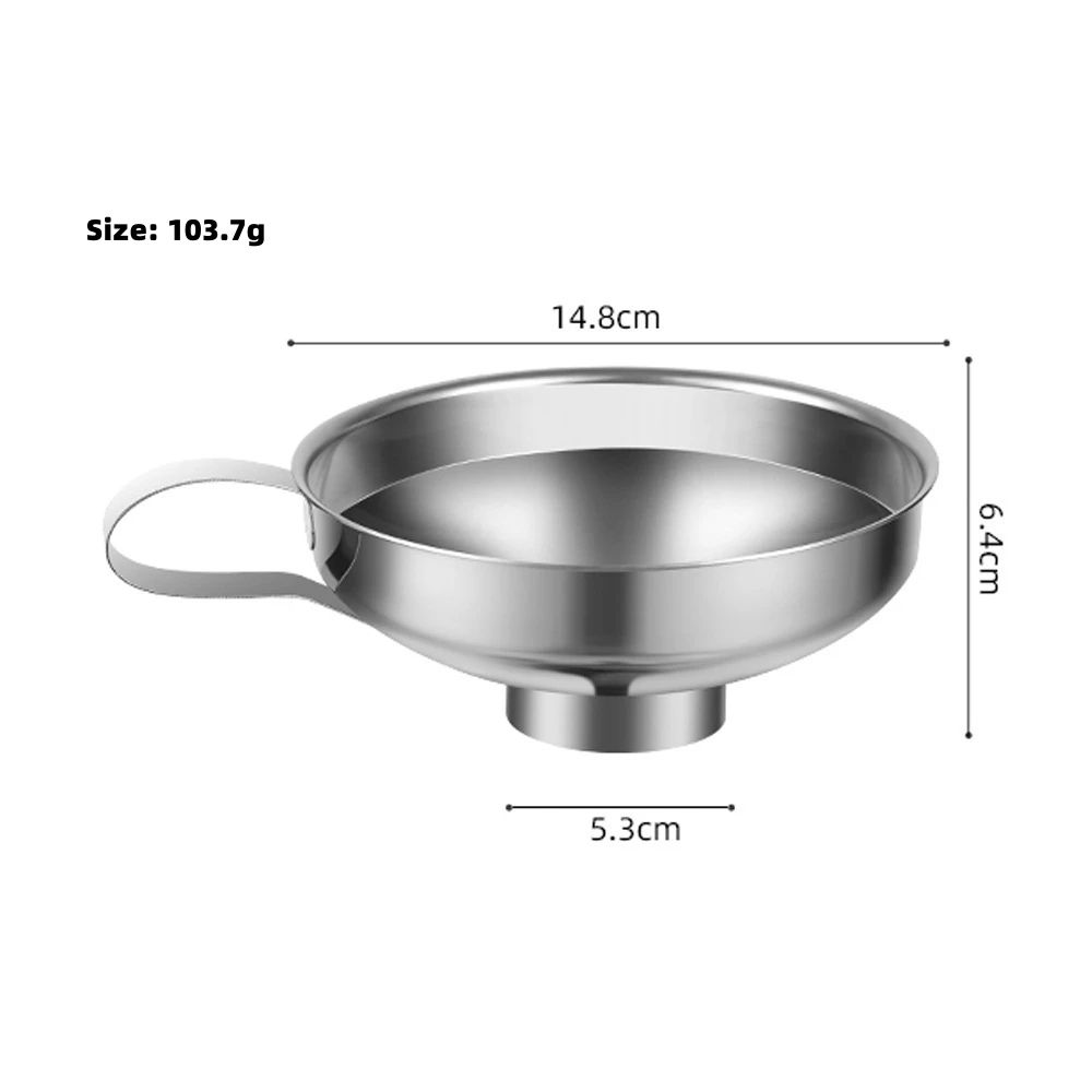 Stainless Steel Wide Mouth Canning Funnel