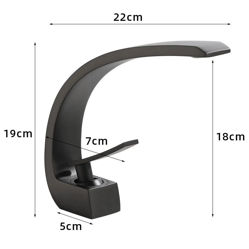 Modern Waterfall Basin Faucet