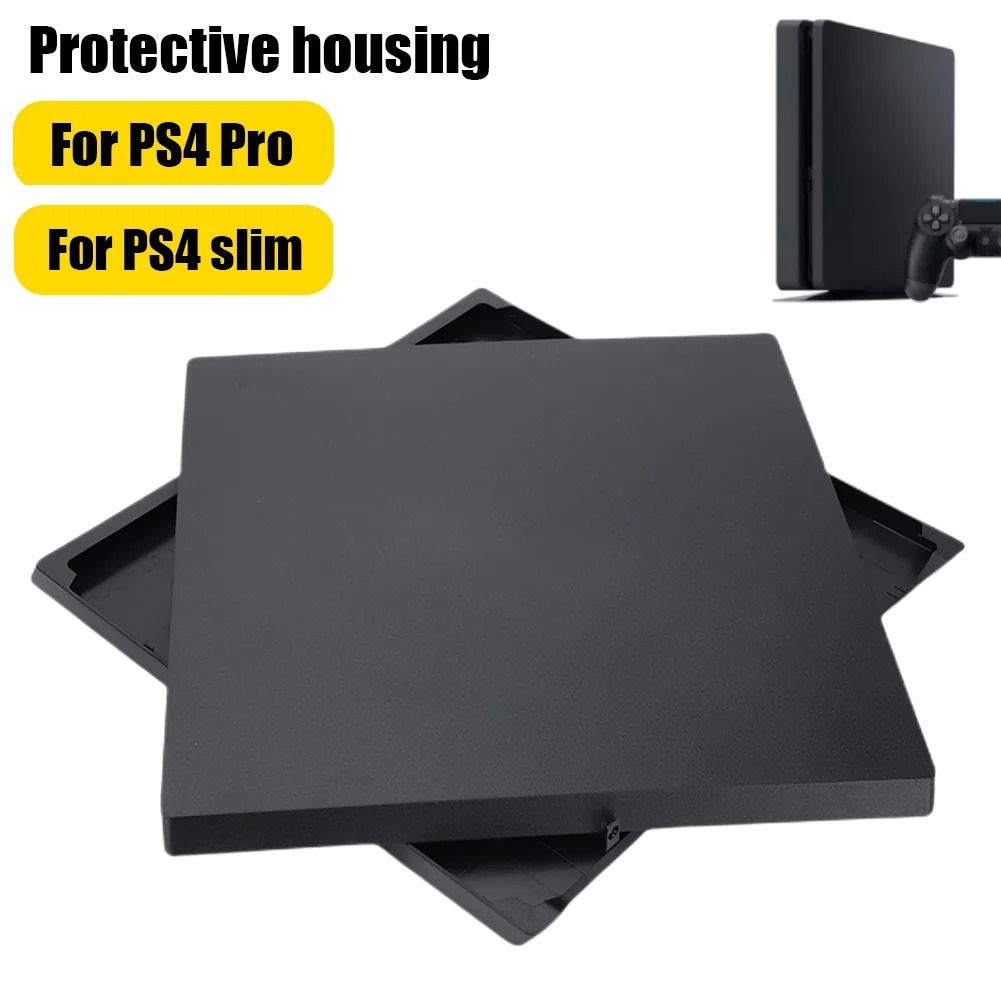 PS4 Replacement Console Housing Shell – Precision Front & Bottom Protective Cover – Full Chassis Case for PS4 1000, 1100