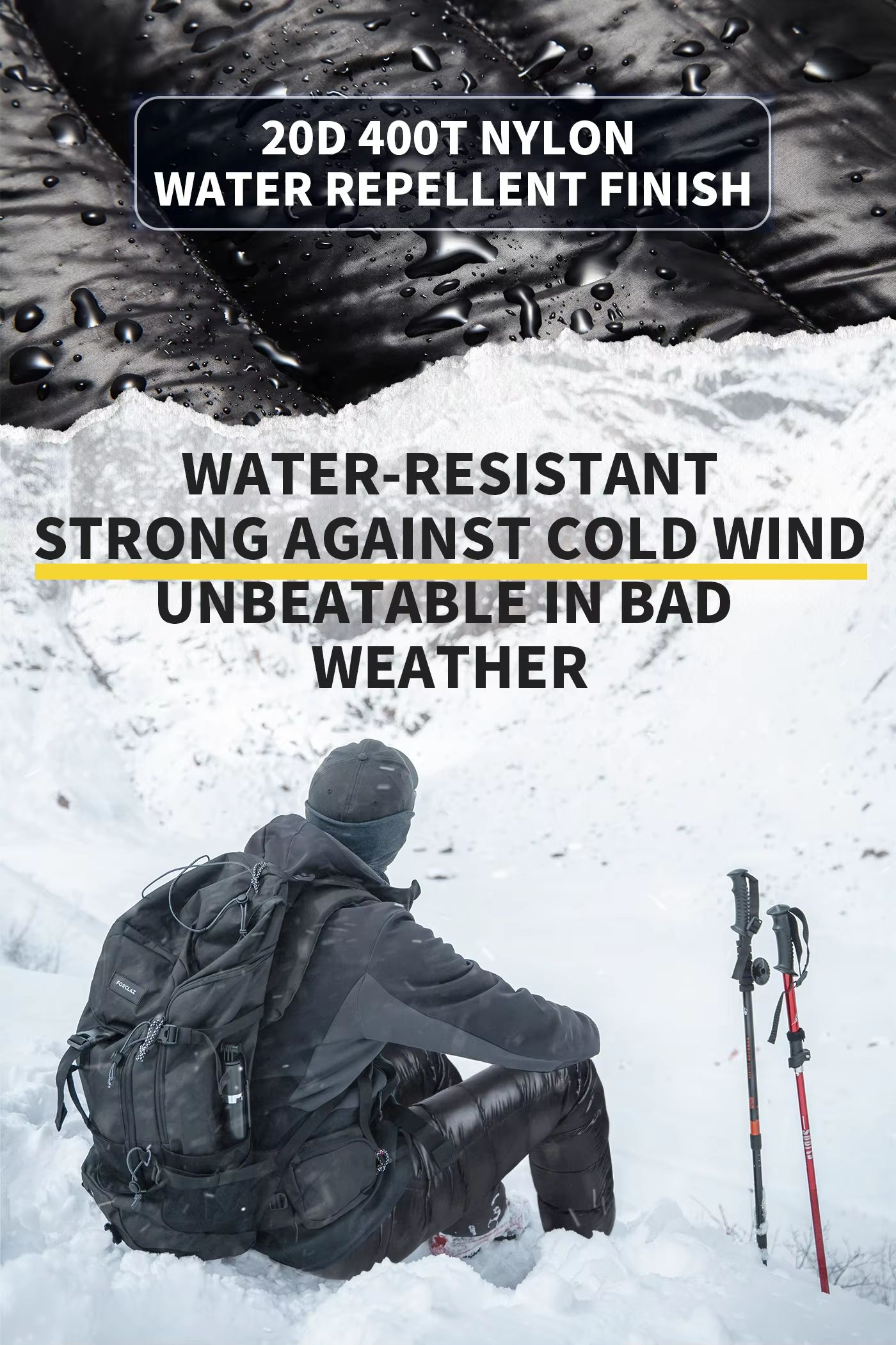 MAPLEAF Ultralight Warm Down Pants 800FP Windproof Waterproof Ski Snow Trousers
