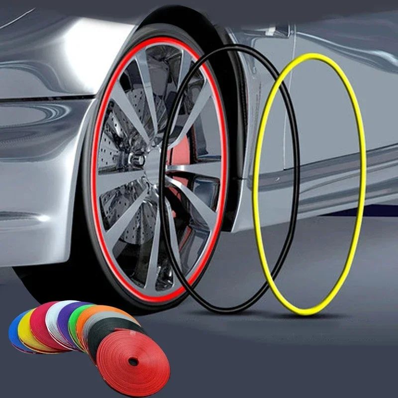 Universal Wheel Rim Protector Strip for Cars – Anti-Scratch Rim Guard Trim