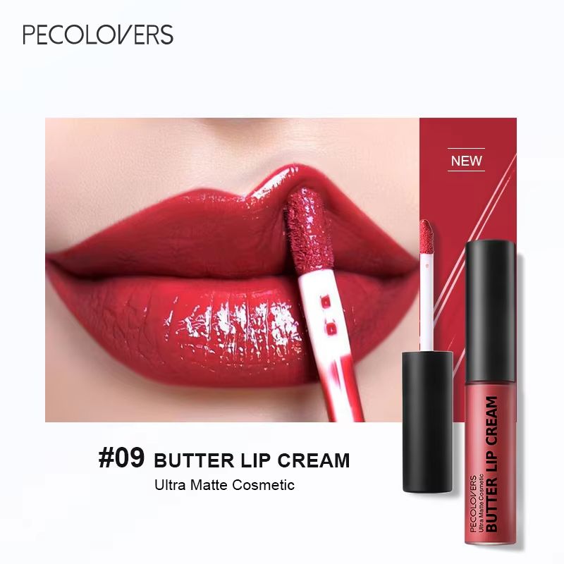 Butter Silky Hydrating Lip Gloss Long Lasting Pink Red Liquid Lipstick