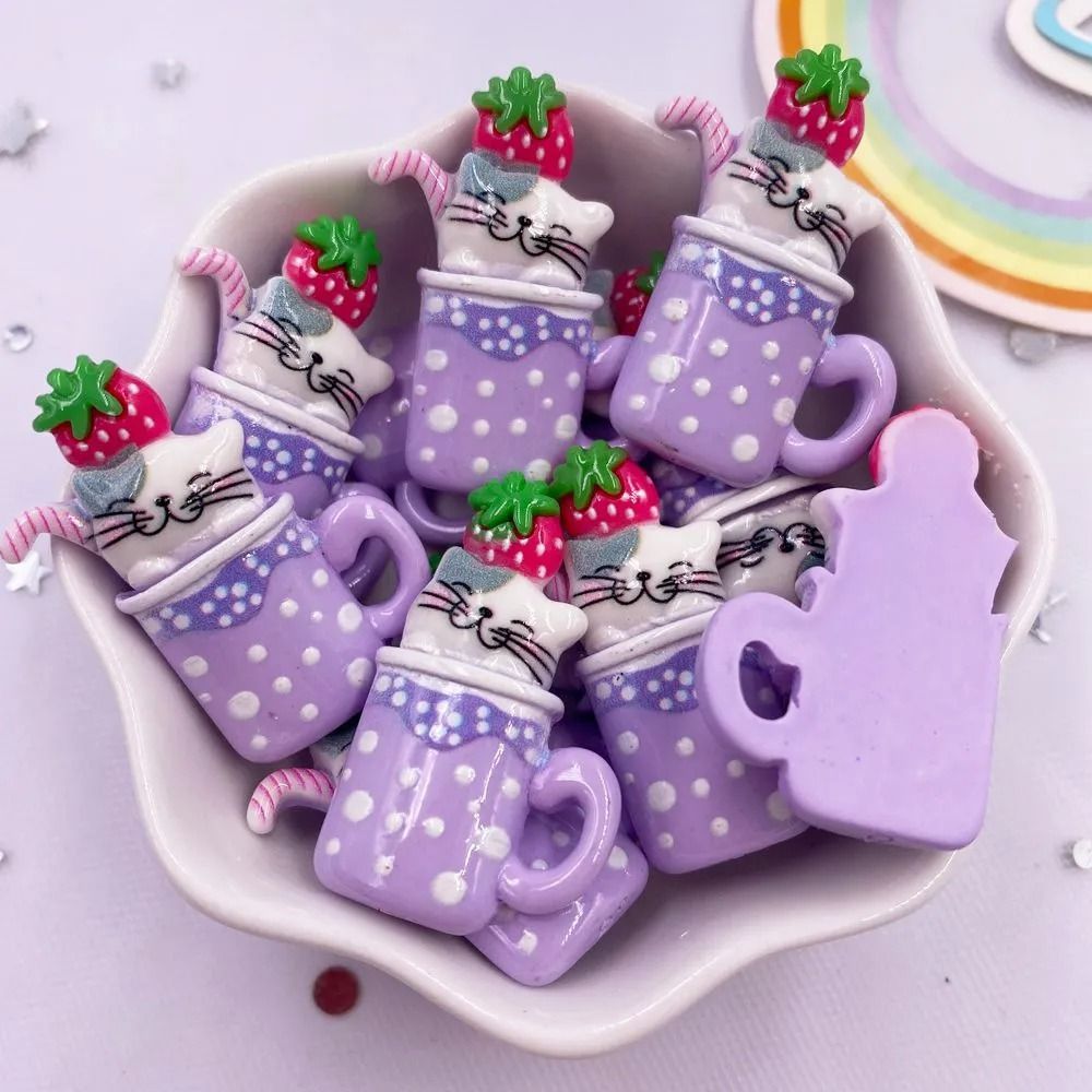 Kawaii Cat Narrative Figurines – High-Definition Miniature Architectural Sculpture