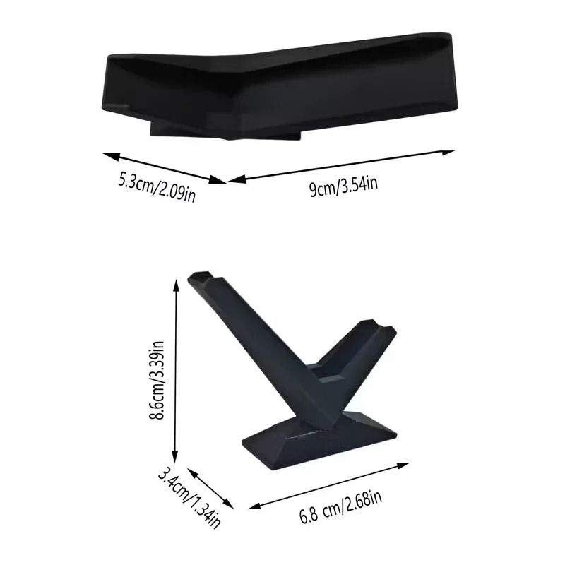 Minimalist Business Card Holder Desk Organizer Modern Desktop Card Stand