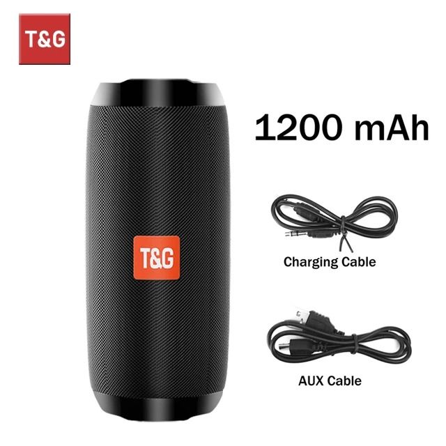 T G TG117 Portable Bluetooth Speaker Waterproof Outdoor Stereo Sound Box