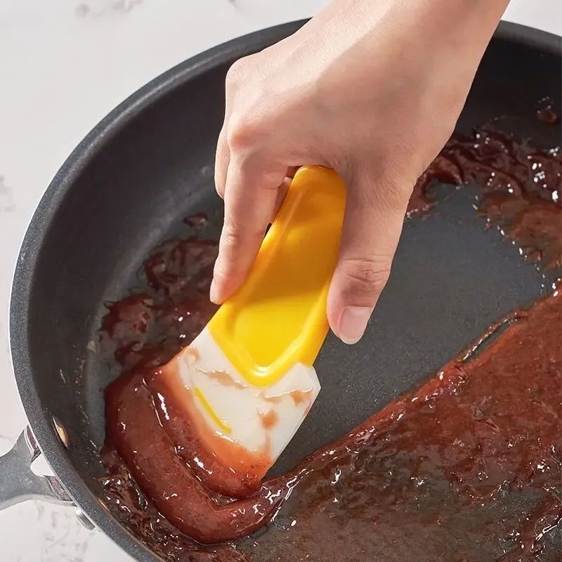 Premium Silicone Cleaning Spatula Flexible Kitchen Scraper Tool