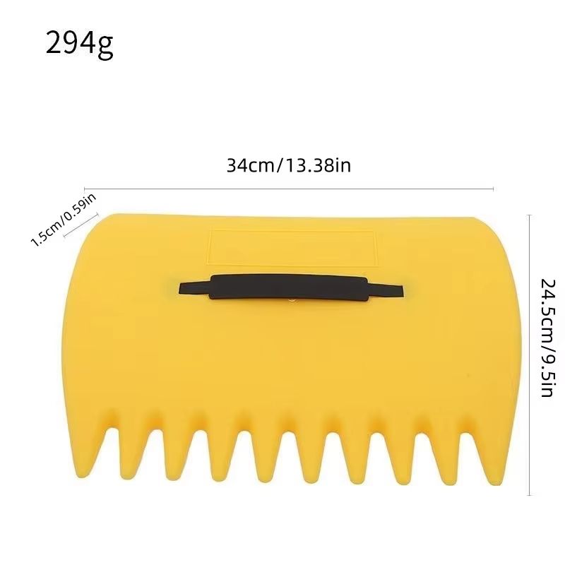 LeafSweep Outdoor Plastic Garden Rake – Durable Tool for Collecting Fallen Leaves & Yard Debris