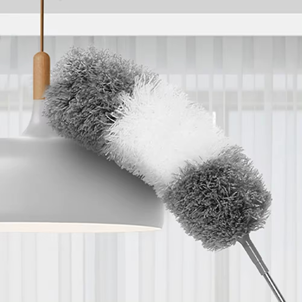 Extendable Microfiber Duster, New Duster Cleaner Brush, Telescopic Ceiling Brush, Bendable Dust Cleaning Tool