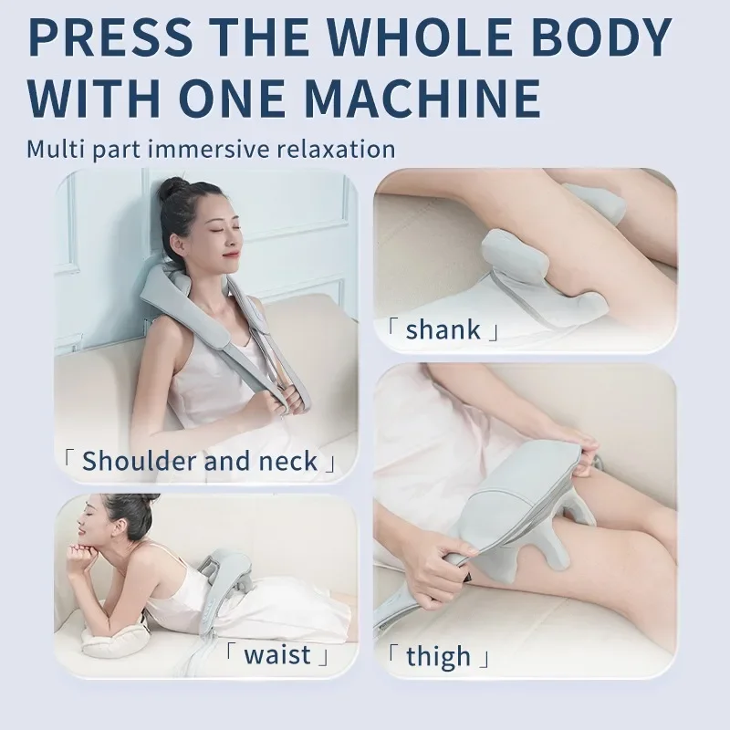Multifunctional Neck and Shoulder Massager Lifegoods, Shiatsu Electric Shoulder and Neck Massage