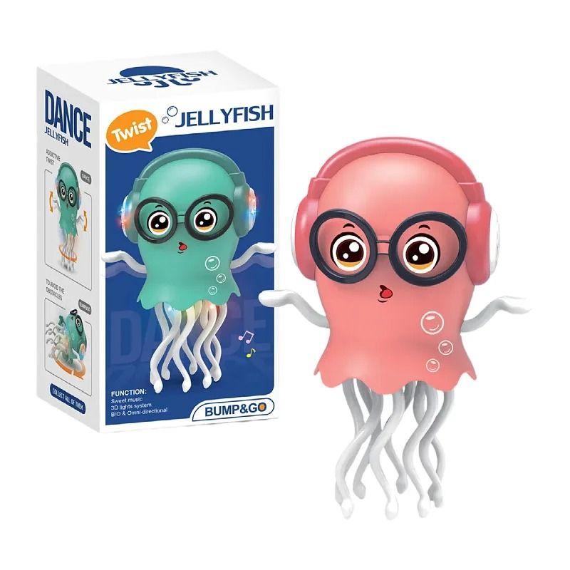 Interactive Dancing Octopus Toy with Music and Lights Electric Pet Toy