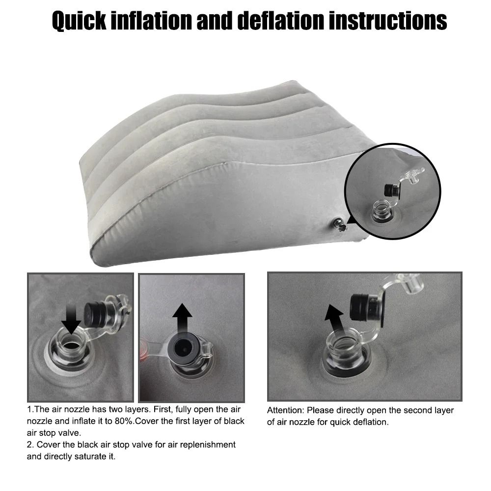 Portable Inflatable Leg Pillow for Travel and Rest
