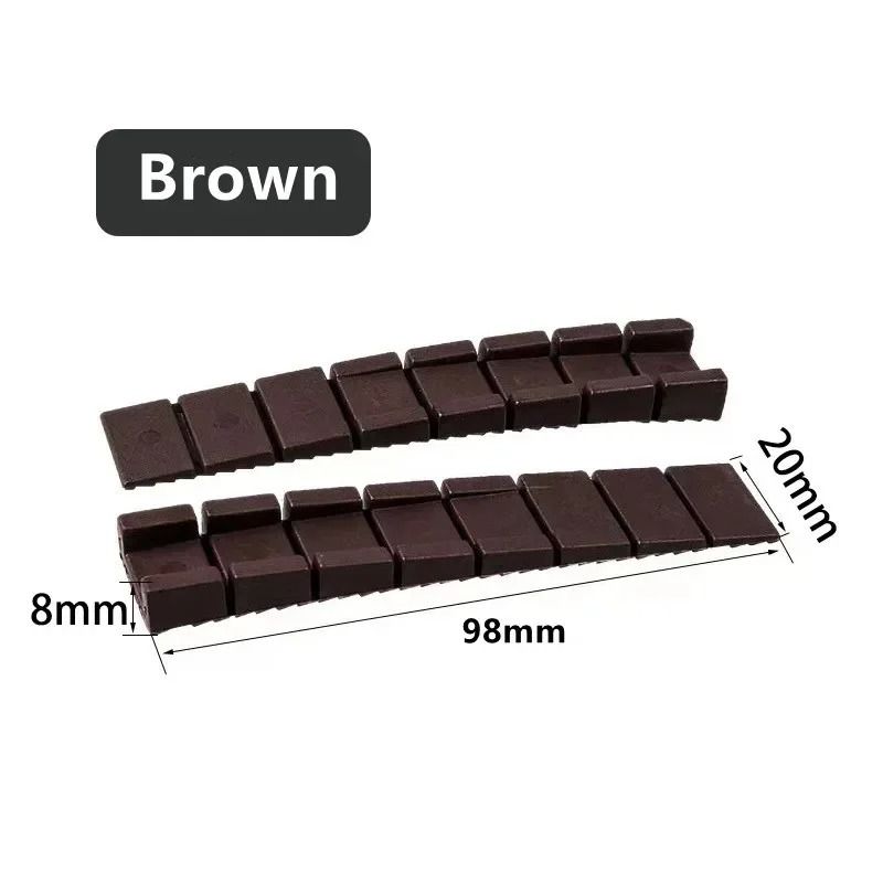 Flexible Plastic Shims Wedges Furniture Leveling Pads Set