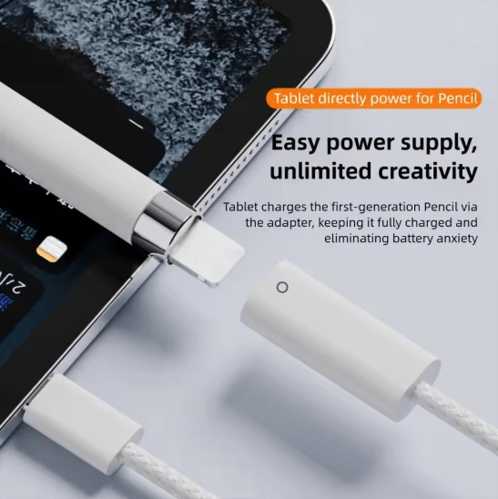 USB C to Apple Pencil Charging Adapter Cable for 1st Generation