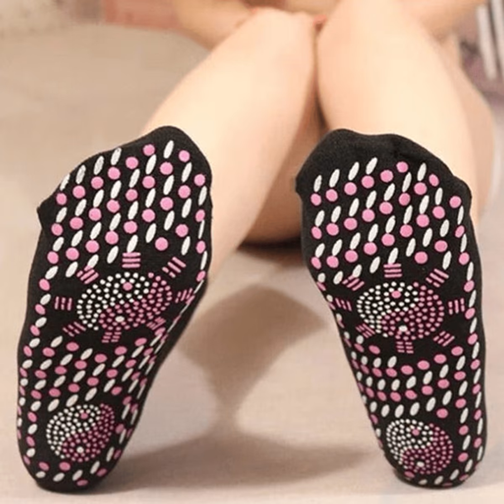 Tourmaline Acupressure Self-Heating Shaping Socks