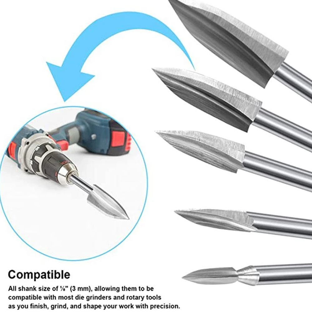 Carving & Engraving Drill Bit Set