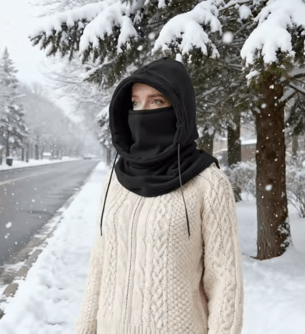 Winter Knit Balaclava Hood Windproof Warm Face Cover