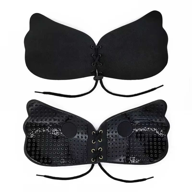 SilhouetteLift Invisible Drawstring Bra – Strapless Push-Up Breast Patch for Backless Dresses