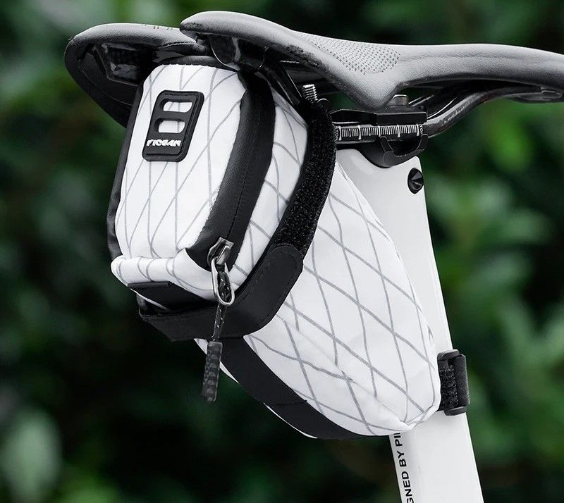 Waterproof Reflective Bicycle Saddle Seat Bag for Rear Storage