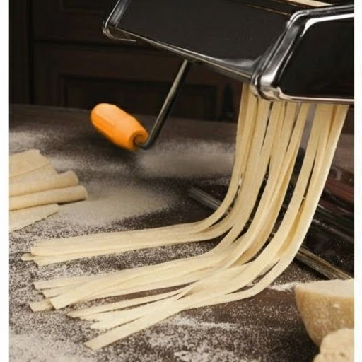 Stainless Steel Pasta Noodle Maker Roller & Cutter Manual Hand Crank for Fresh Homemade Pasta