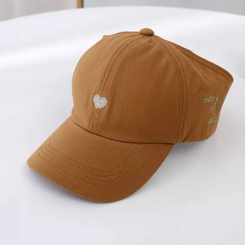 Kids Heart Design Summer Baseball Cap Empty Top Sun Hat