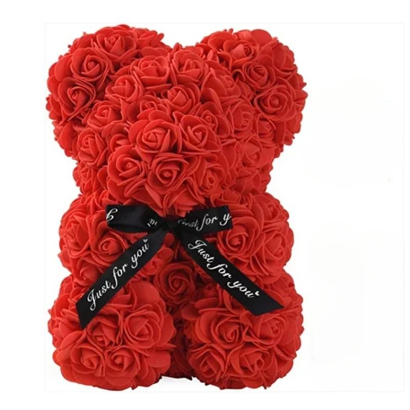 Everlasting Velvet Rose Teddy Bear