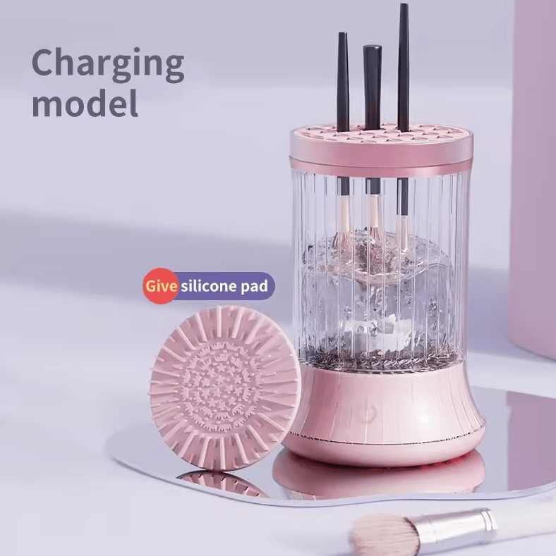 Rechargeable Makeup Brush Cleaner & Dryer – Automatic Deep Clean Beauty Tool