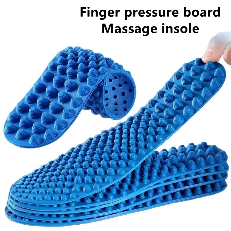Finger Pressure Board Massage Insole for Men Women Relieve Foot Fatigue Soft Sports Casual Shoes Pad Insoles
