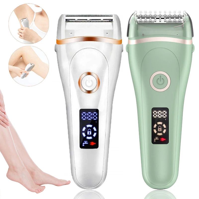 Women Bikini Line Trimmer – Gentle Intimate Grooming Shaver for Pubic Hair & Sensitive Areas, Body Hair Trimmer