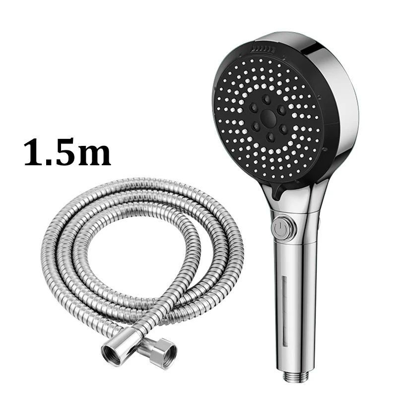 High Pressure Shower Head 6 Mode Adjustable Multifunction Handheld