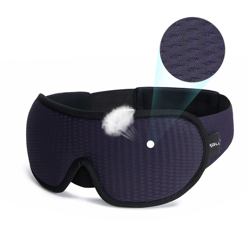 3D Contoured Total Blackout Sleep Mask