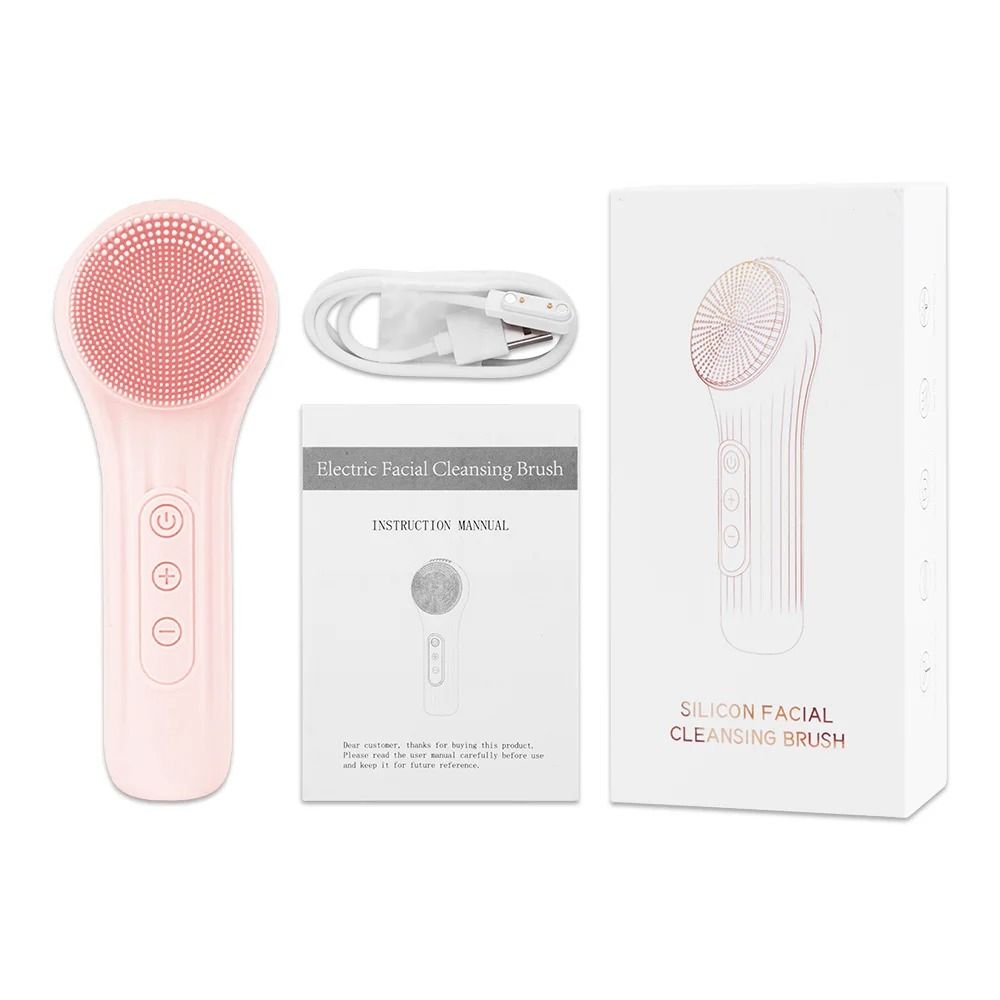 Sonic Silicone Facial Cleansing Brush and Massager
