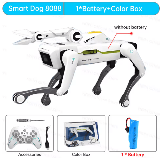 Teeggi Intelligent RC Robot Dog Toy – Multifunction Smart Bionic Mechanical Pet with Remote Control