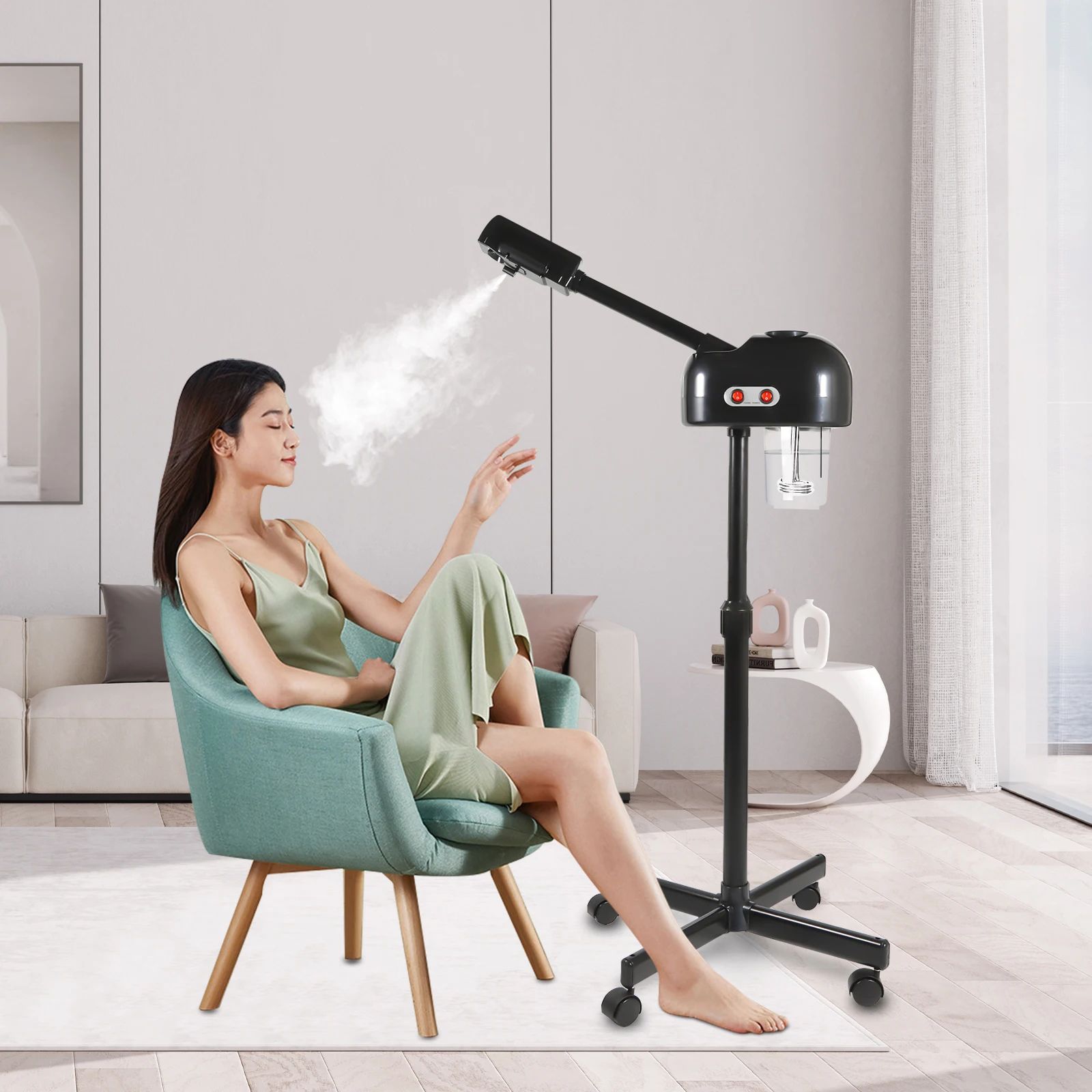 ProGlow 750ML Professional Nano Facial Steamer for Deep Pore Cleansing
